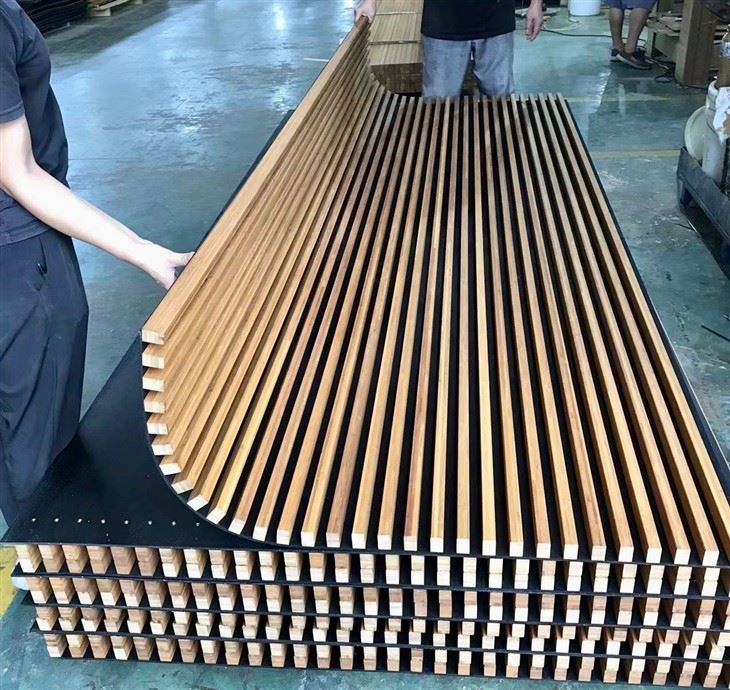 Acoustic Wood Panel Sample